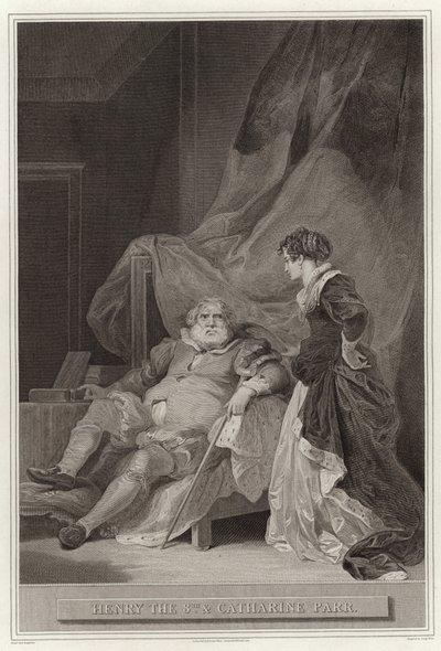 Henry VIII and Catherine Parr by English School
