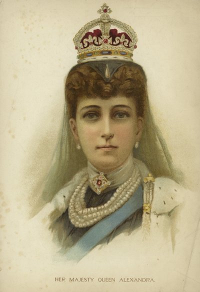 Her Majesty Queen Alexandra by English School