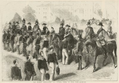 Her Majesty Distributing the Victoria Cross in Hyde Park by English School