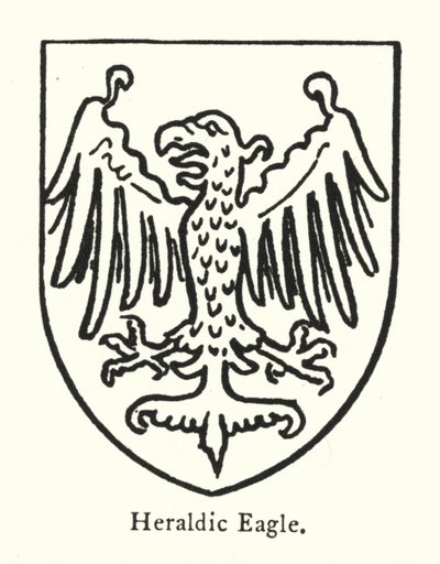 Heraldic Eagle by English School