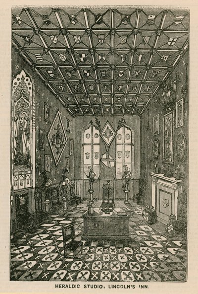 Heraldic Studio, Lincolns Inn, London by English School