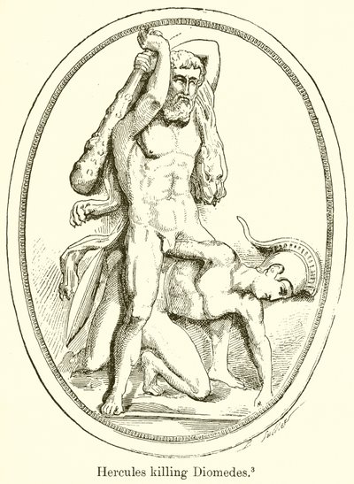 Hercules Killing Diomedes by English School