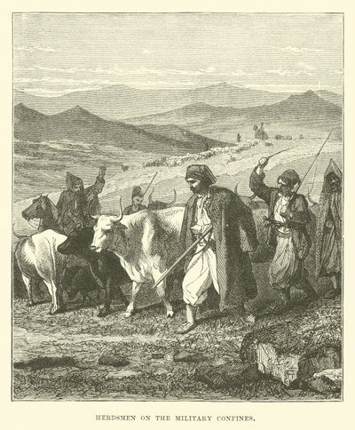 Herdsmen on the Military Confines by English School
