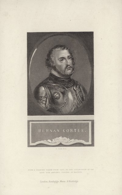Hernan Cortez by English School