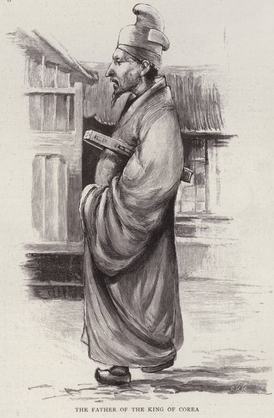 Heungseon Daewongun, father of King Gojong of Korea by English School
