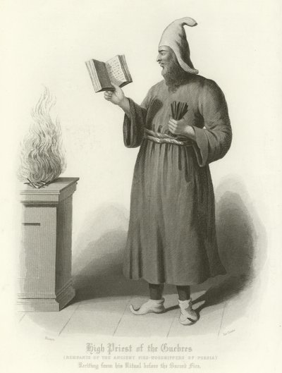 High Priest of the Guebres by English School