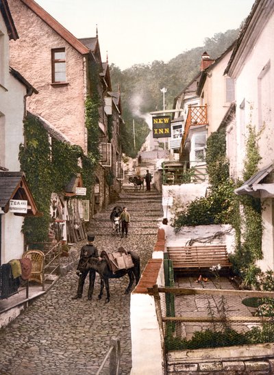 High Street, Clovelly by English School