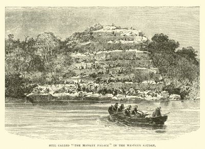 Hill called The Monkey Palace in the Western Soudan by English School
