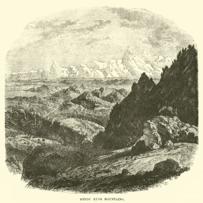 Hindu Kush Mountains by English School