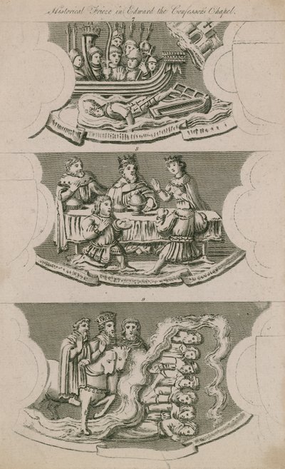 Historical Frieze in Edward the Confessor