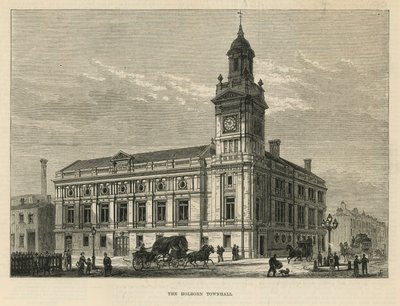 Holborn Town Hall, London by English School