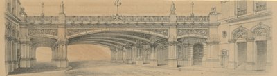 Holborn Viaduct by English School