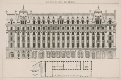 Holborn Viaduct Hotel, London by English School