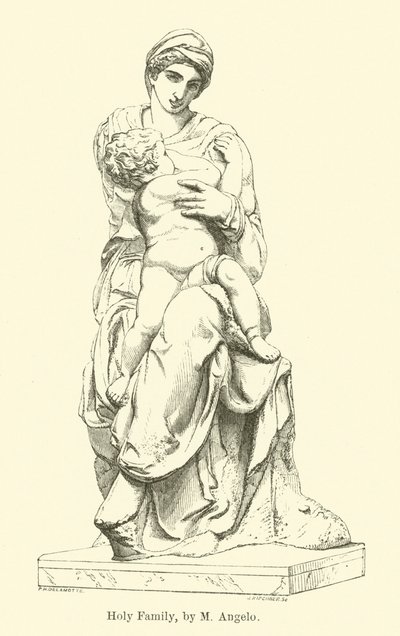 Holy Family by English School