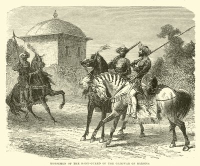 Horsemen of the Body-Guard of the Gaikwar of Baroda by English School