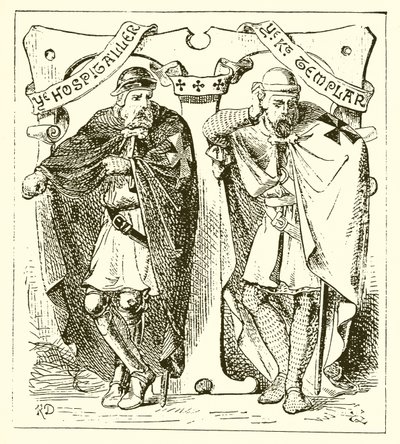 Hospitaller and Templar by English School