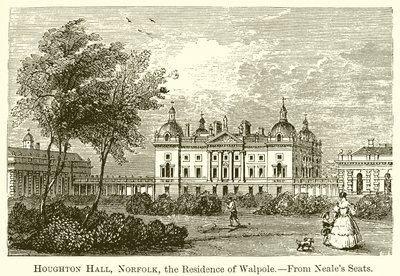 Houghton Hall, Norfolk, the Residence of Walpole by English School