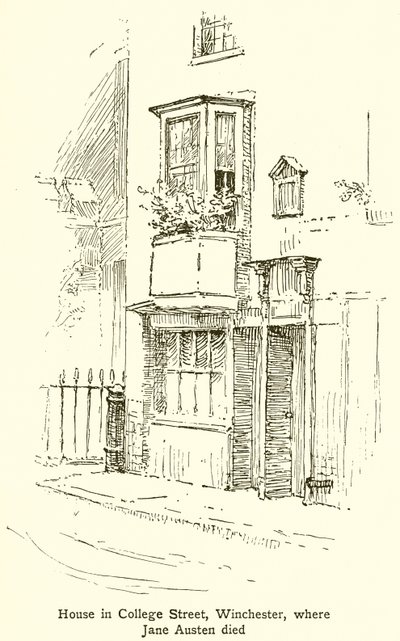 House in College Street, Winchester, Where Jane Austen Died by English School