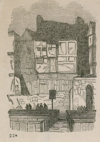 House in Long Lane, West Smithfield by English School