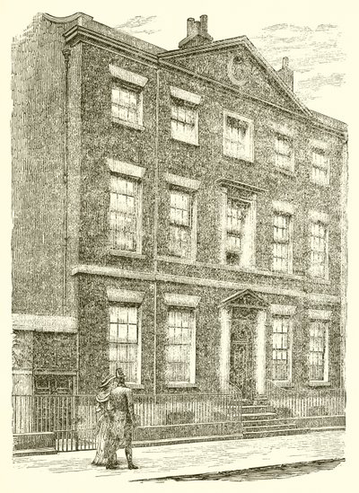 House in Rodney Street, Liverpool, Where Mr. Gladstone Was Born by English School