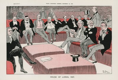 House of Lords, 1907 by English School