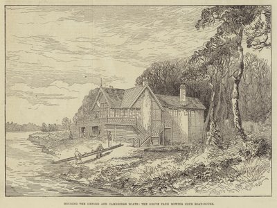 Housing the Oxford and Cambridge Boats, the Grove Park Rowing Club Boat-House by English School