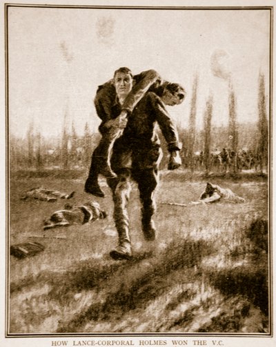 How Lance-Corporal Holmes won the V.C. by English School