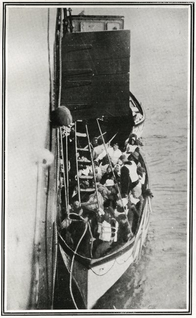 How the Titanic Survivors Were Picked Up by the Carpathia, from 