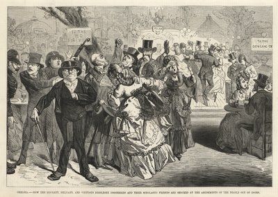 How the Discreet, Delicate, and Virtuous Diddlesex Dogberries Are Shocked by the People Out of Doors by English School