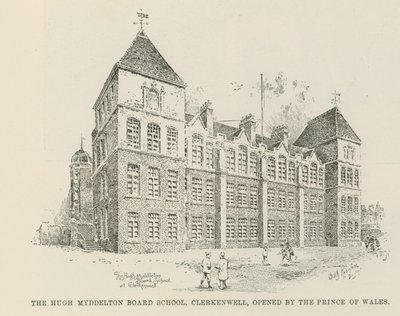 Hugh Myddelton Board School by English School