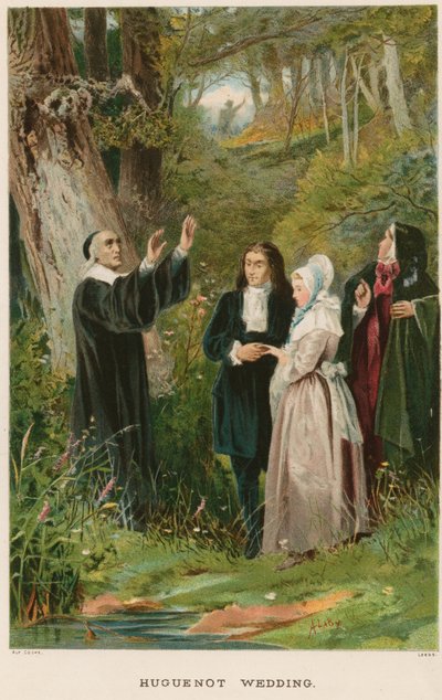 Huguenot Wedding by English School