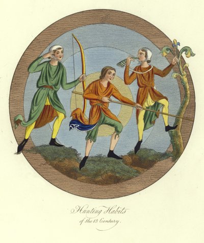 Hunting Habits of the 13th Century by English School