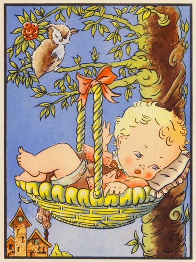 Hush-a-Bye Baby on the Tree Top by English School