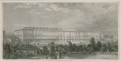 Hyde Park Gardens, London by English School
