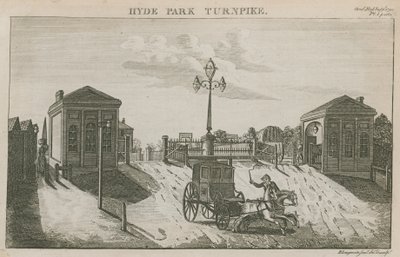 Hyde Park Turnpike, Hyde Park Corner, London by English School