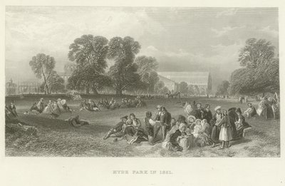 Hyde Park in 1851 by English School