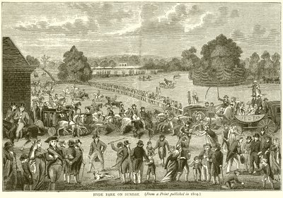 Hyde Park on Sunday by English School