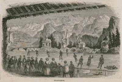 Ice-Rink, Baker Street Bazaar, King Street, Portman Square, London by English School