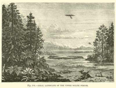 Ideal Landscape of the Upper Oolite Period by English School