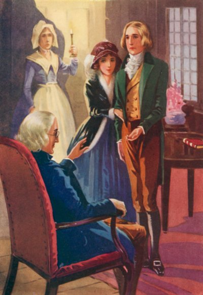 Illustration for John Halifax Gentleman by Dinah Maria Mulock by English School