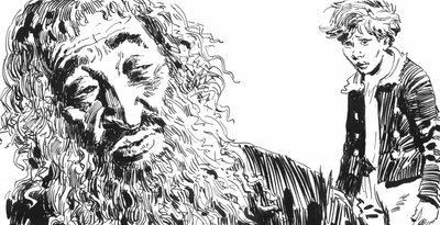 Illustration for Oliver Twist by Charles Dickens by English School