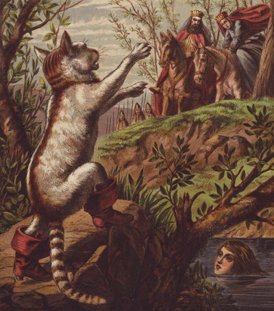 Illustration for Puss in Boots by English School