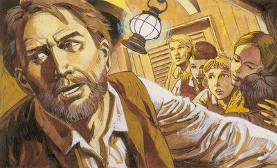 Illustration for Swiss Family Robinson by English School