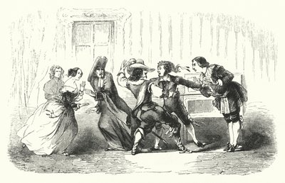 Illustration for The Barber of Seville by Rossini by English School