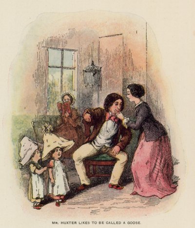 Illustration for The History of Pendennis by Thackeray by English School