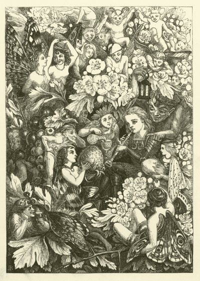 Illustration for The History of Sir Thomas Thumb by English School