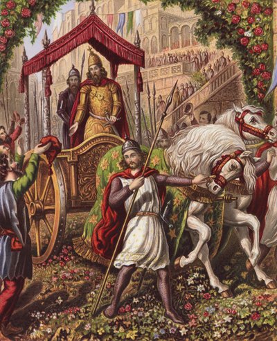 Illustration for The Holy War by John Bunyan by English School