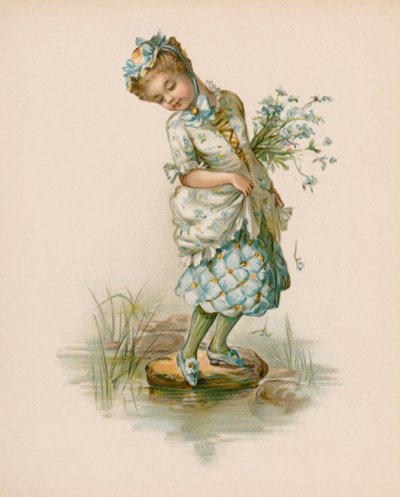 Illustration for The Language of Flowers by English School