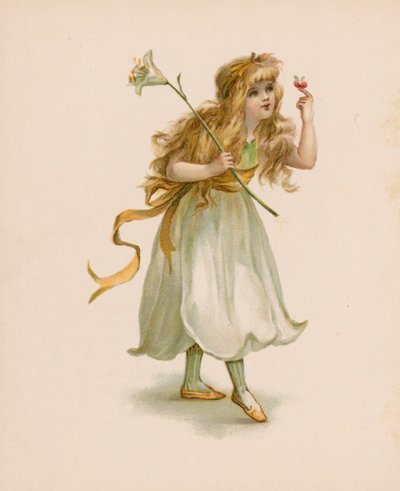 Illustration for The Language of Flowers by English School
