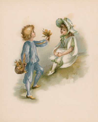 Illustration for The Language Of Flowers by English School